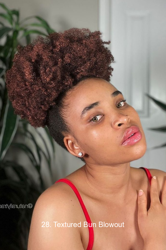 28. Textured Bun Blowout