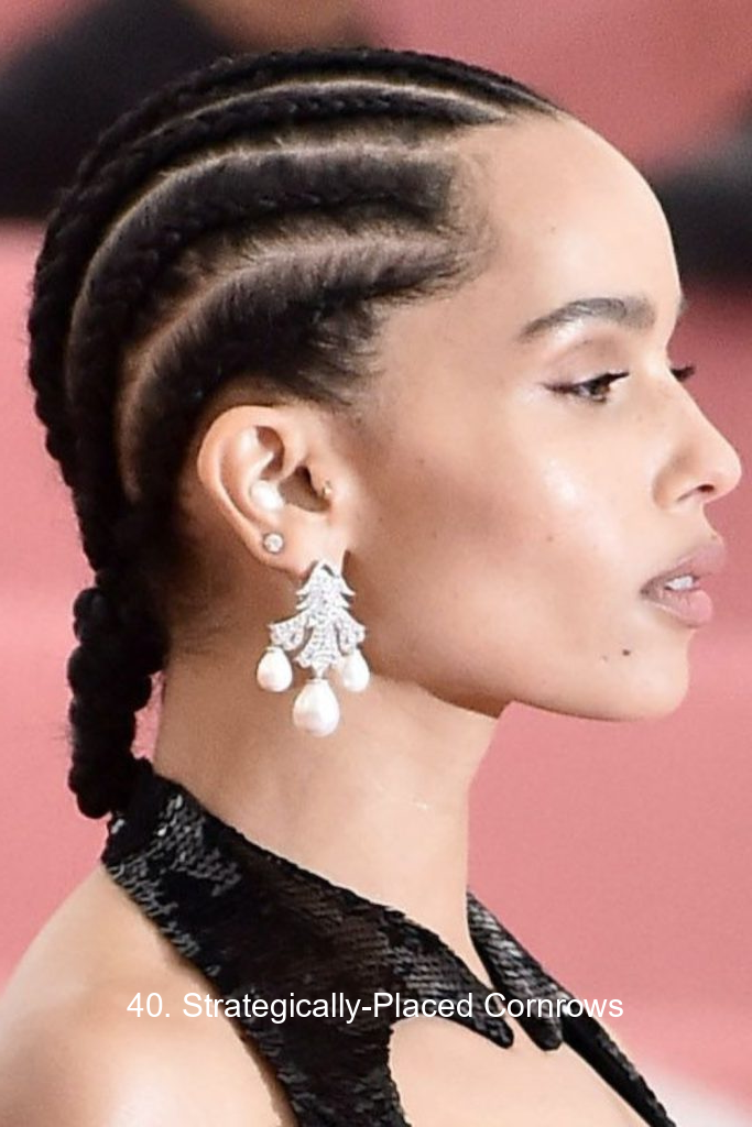 40. Strategically Placed Cornr 7666 40. Strategically-Placed Cornrows